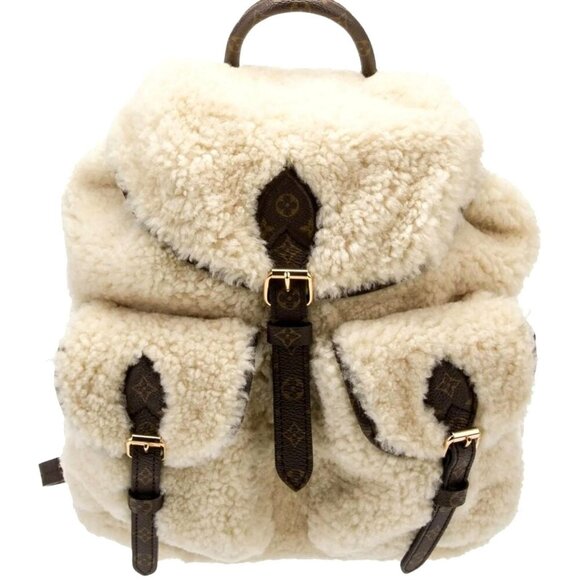 Louis Vuitton Handbags - Louis Vuitton Monogram Shearling SKI Backpack - NWT